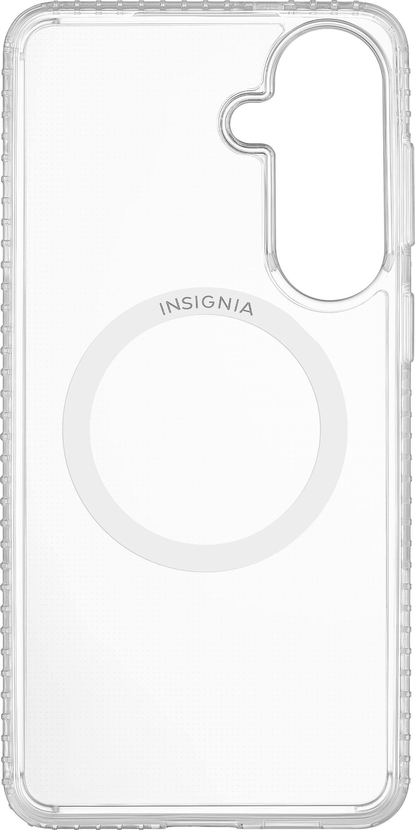 Alt View 14. Insignia™ - Hard-Shell Case with Magnetic Charging Ring for Samsung Galaxy S26+ - Clear.