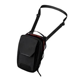 ALPAKA - Durable Crossbody Phone Bag for iPhone Pro Max & Galaxy Ultra, Modular Sling V2 EDC Organizer, Weather-Resistant - Black Axogrid 300D