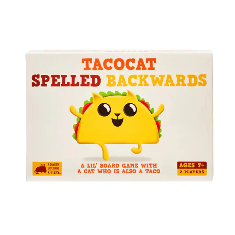 Exploding Kittens Taco Cat Color Exploding Kittens Tacocat Spelled Backwards Card Game Multi Color TACO ...