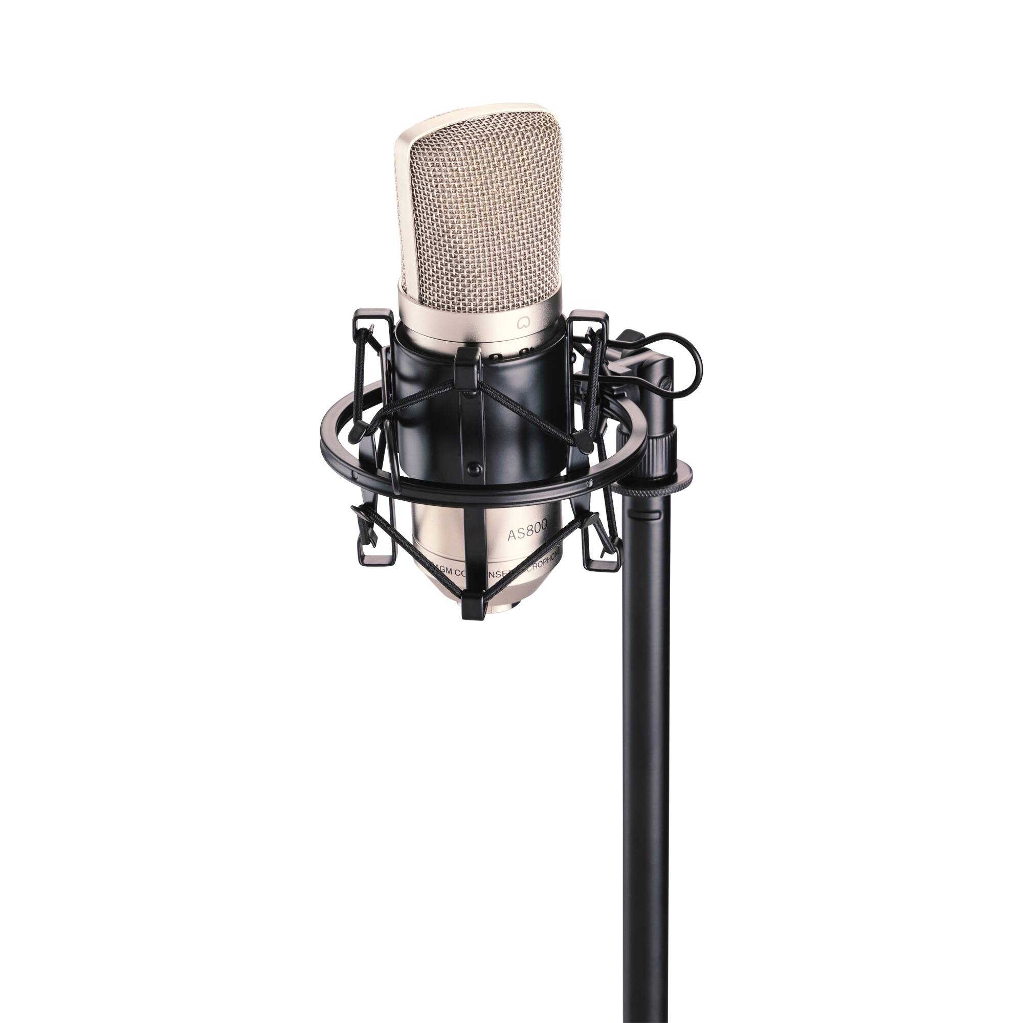 Alt View 9. On Stage Stands - On-Stage MY410 Shock Mount for Studio Mics (42–48 mm) (Elastic Suspension Mount for Large-Diaphragm Condenser - Black.