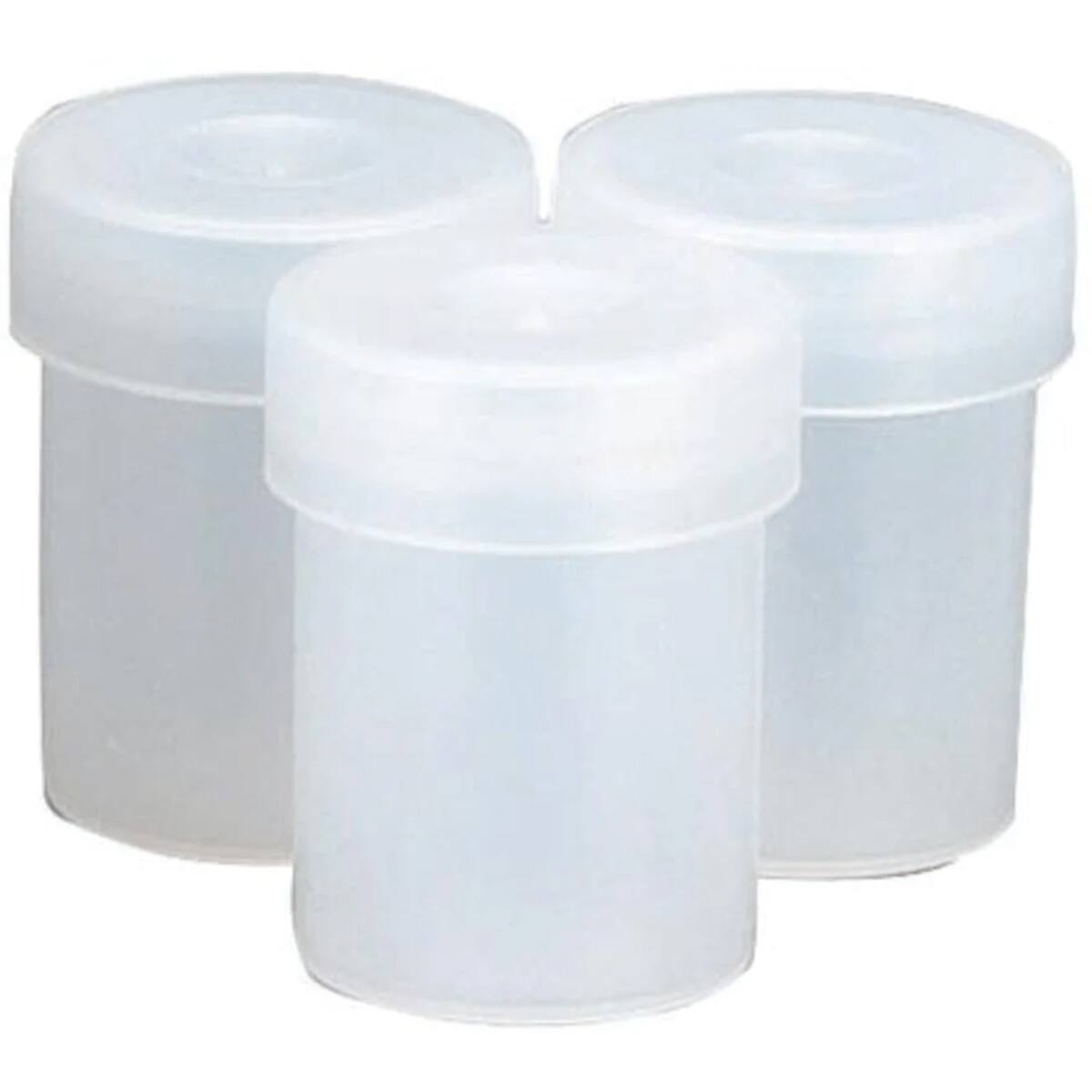 Front. Nalgene - Nalgene Snap-Cap Plastic Vial - 1" x 1.3" -  White - White.