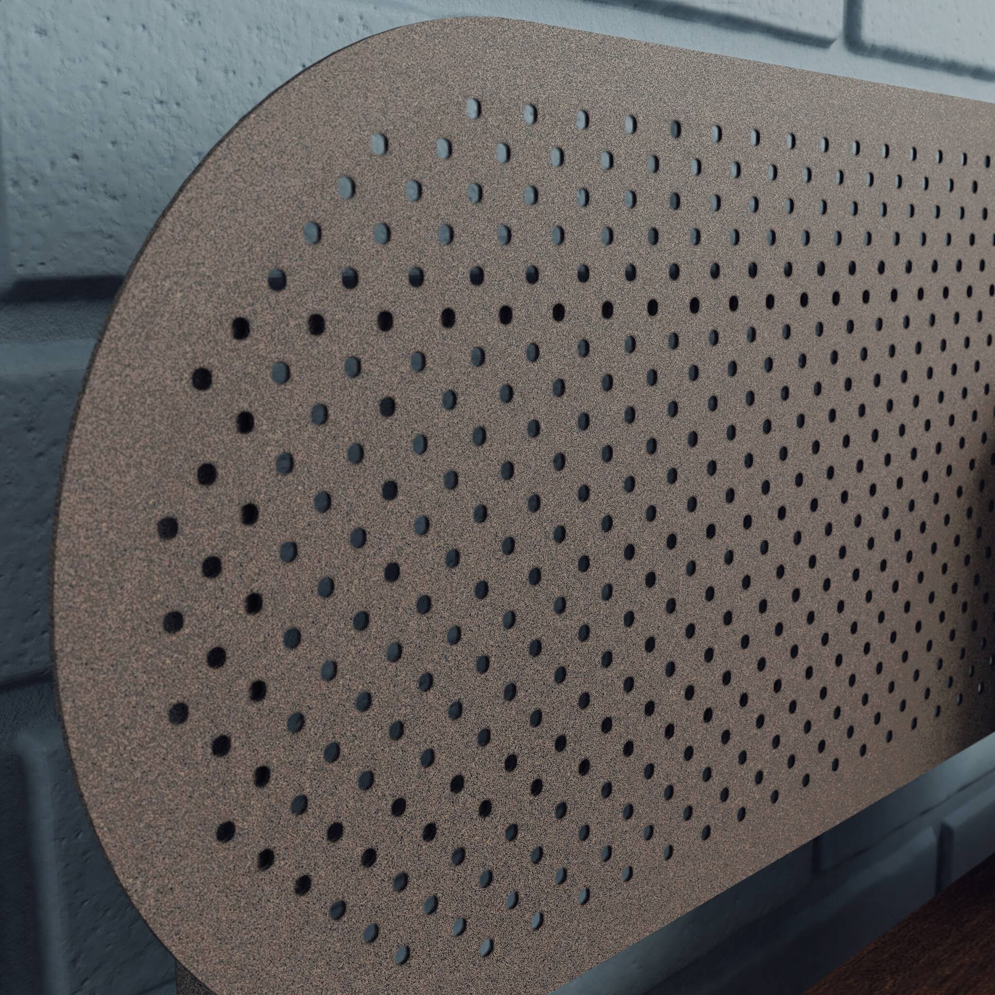 Alt View 2. Spaco - Compact Computer Desk, 2 File Drawers, Safety Interlock, Oak Metal Frame - Brown.