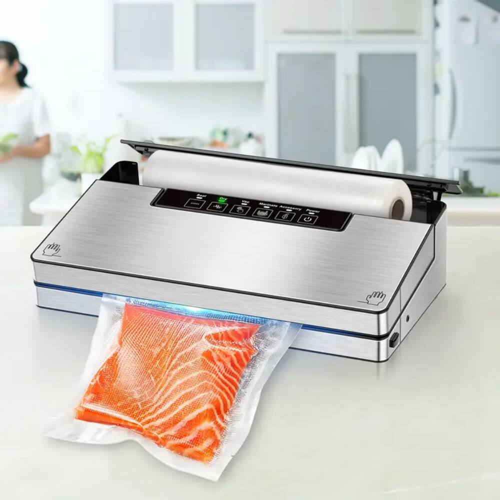 Edgetech Trends - Food Vacuum Sealer With Built-in Cutter - Silver