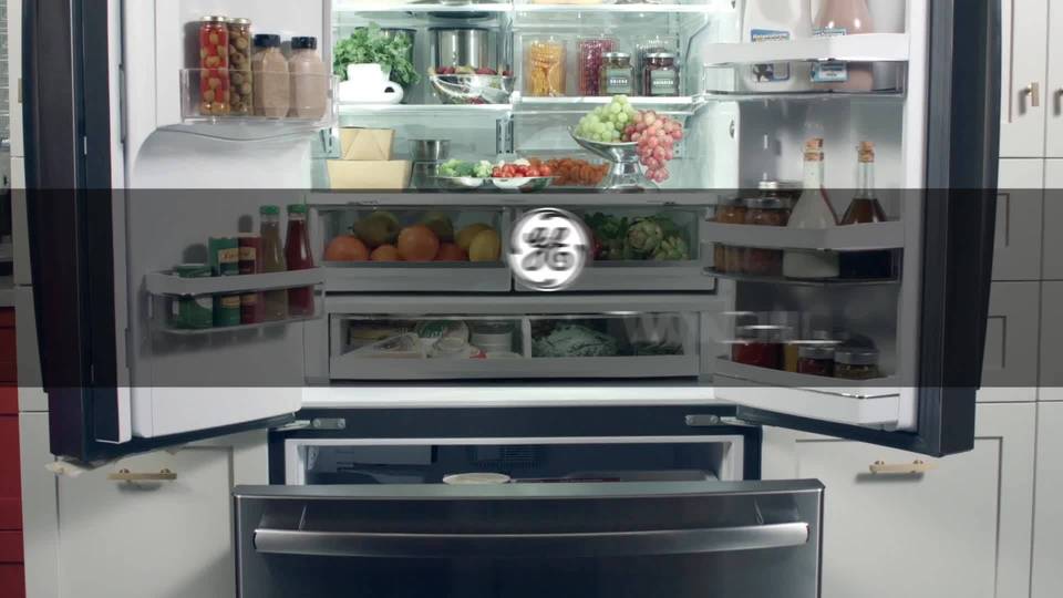 GE Profile Series 23.1 Cu. Ft. French Door Refrigerator Stainless steel