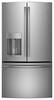 GE - 27.7 Cu. Ft. French Door Refrigerator with Thru-the-Door Ice and Water-Front_Standard