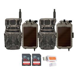 Stealth Cam - Revolver 36MP Pro 360 Degree Cellular Trail Camera Bundle