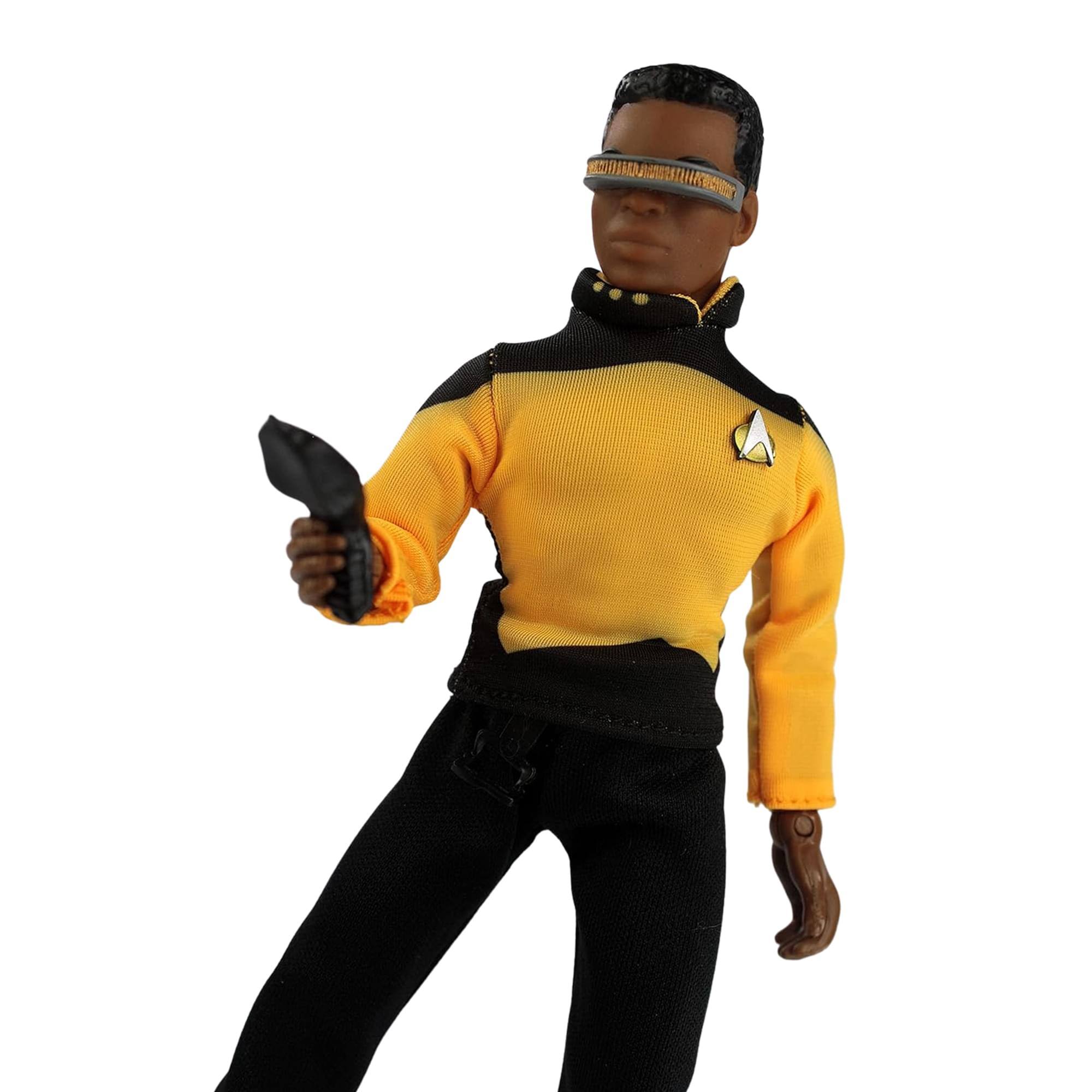 Alt View 10. PopMarket - Mego - Star Trek: TNG - Geordi LaForge 8" Action Figure   - COLLECTIBLES - Multicolor.