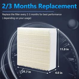 MOSZAR LLC - Super Humidifier Wick Filter (2-Pack), Replacement for Essick Air & Bemis Humidifiers