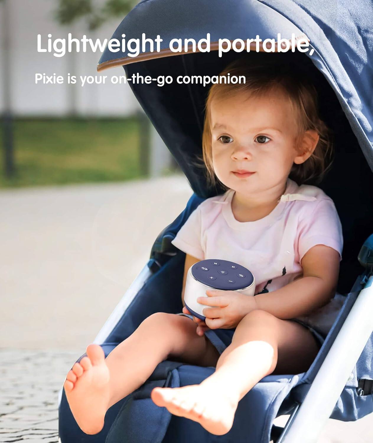 Lightweight and portable, Pixie is your on-the-go companion