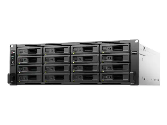 Front. Synology - Synology RS2825RP+ 16-Bay Rackstation (DISKLESS) - AMD Ryzen Embedded (V1780B) 3.35 GHz Processor - 3U.