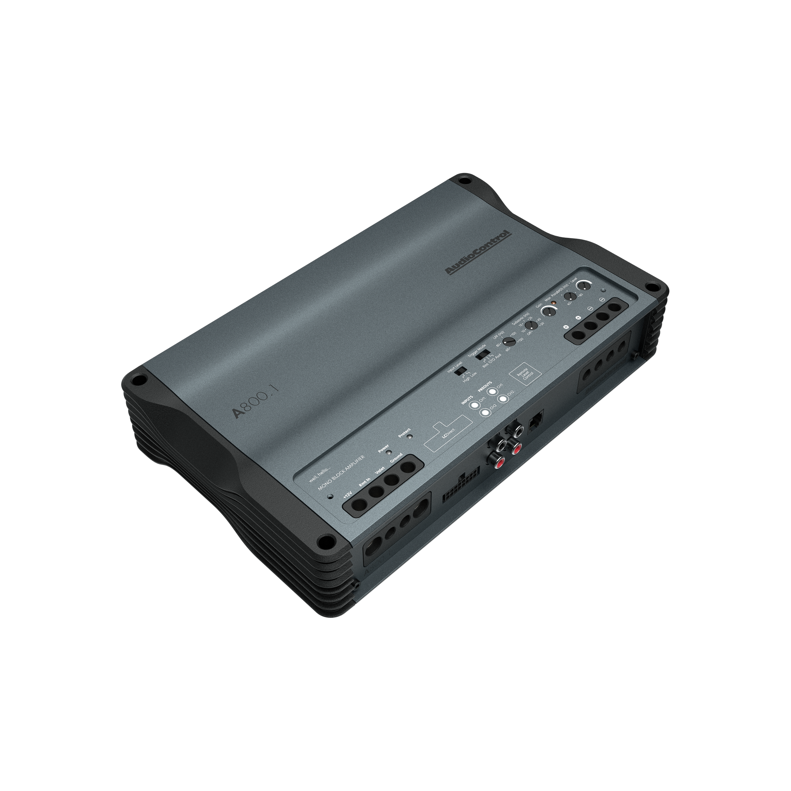 Audiocontrol C-1 Merlin - A800 - 8 Channel - 200 Watt - Stereo Input - Stereo Output - 12 Volt DC - Black