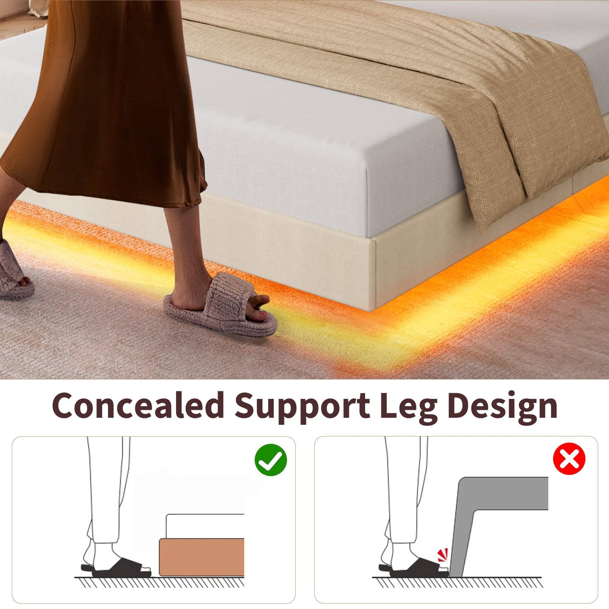 Concealed Support Leg Design