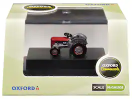 Ferguson Tractor Red and Gray 1/148 (N) Scale Diecast Model car by Oxford Diecast