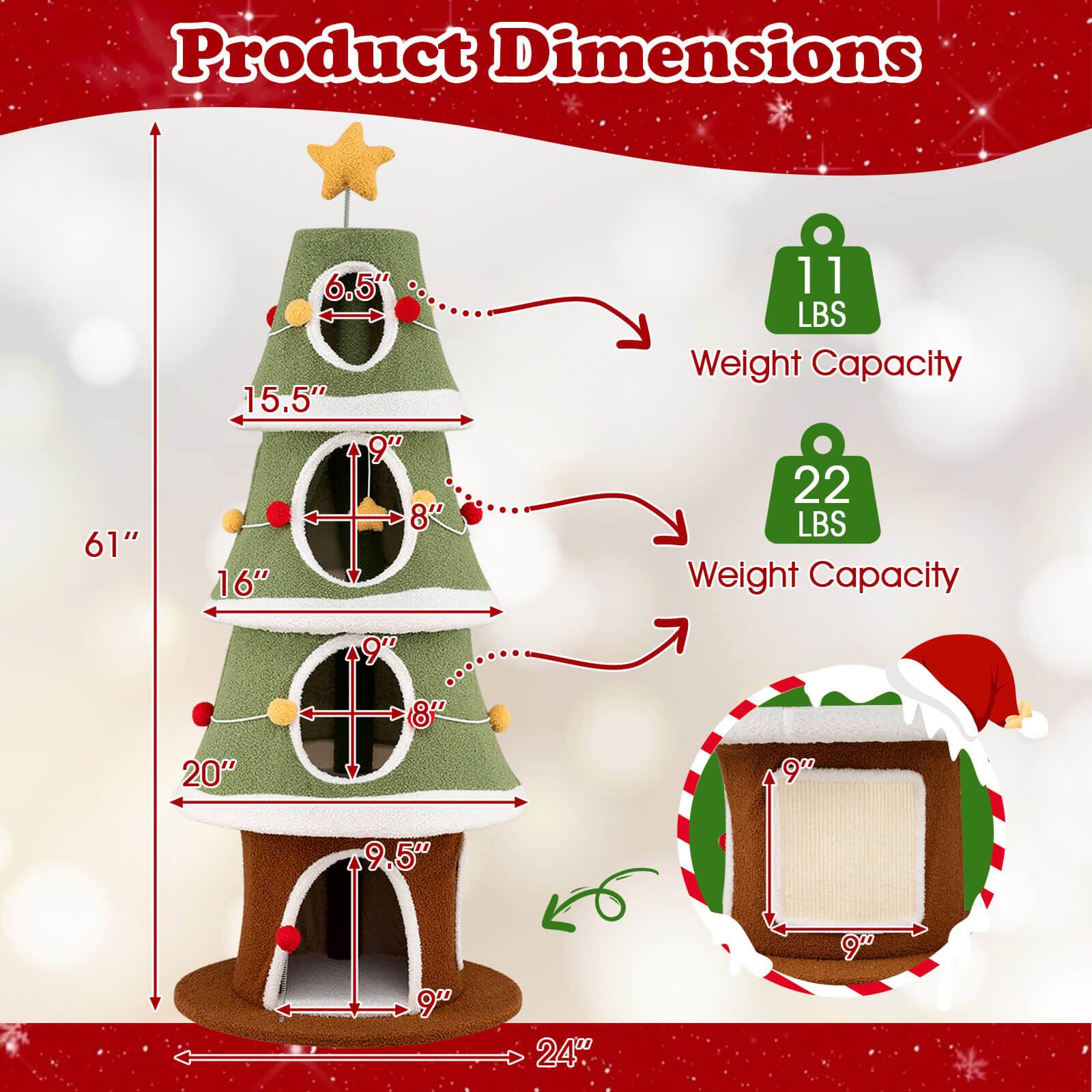 Product Dimensions: 6.5" x 15.5" x 11"  
Weight Capacity: 11 LBS  
Product Dimensions: 61" x 16" x 8"  
Weight Capacity: 22 LBS  
Product Dimensions: 20" x 8" x 24"