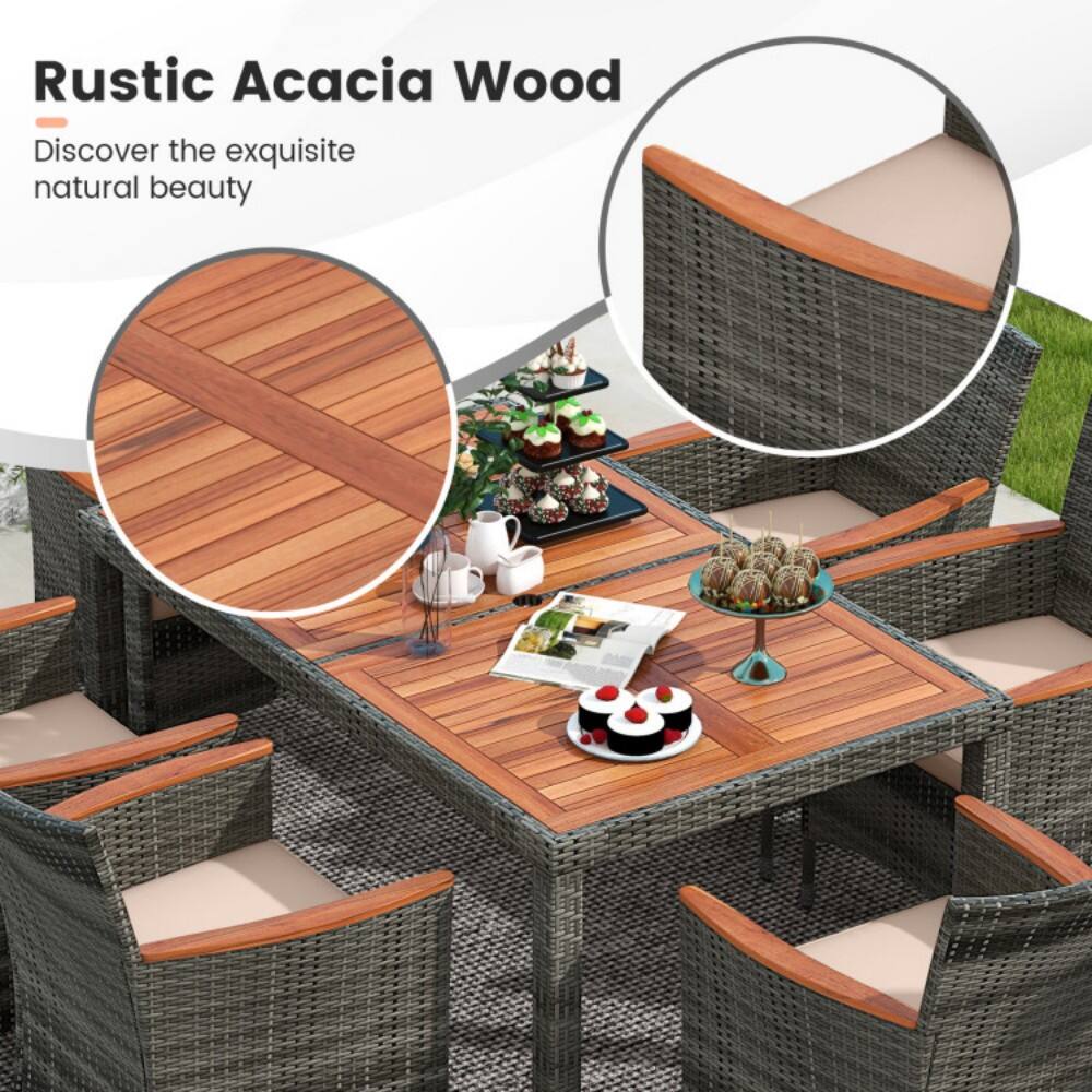 Rustic Acacia Wood  
Discover the exquisite natural beauty