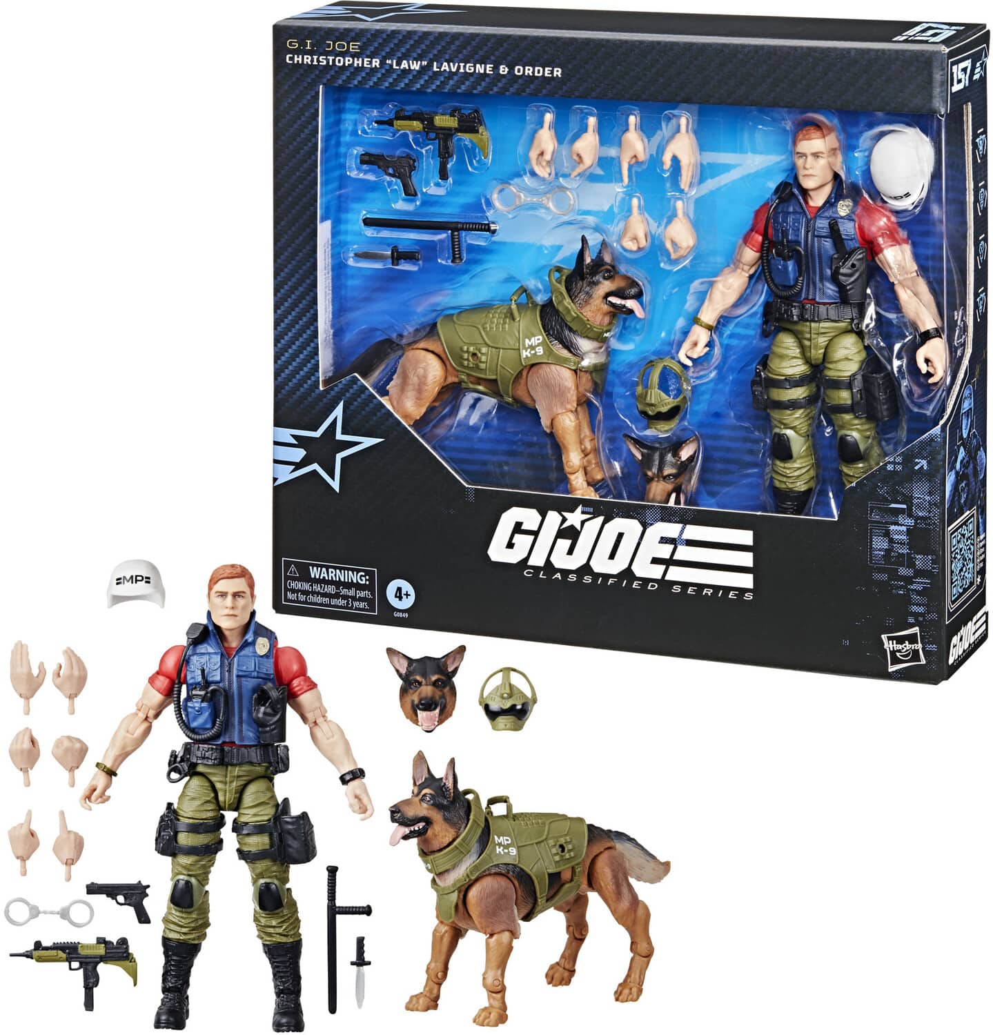 Hasbro - Collectibles - G.I. Joe - Classified Series - #157, Christopher "Law" Lavigne & Order Action - COLLECTIBLES - Multicolor
