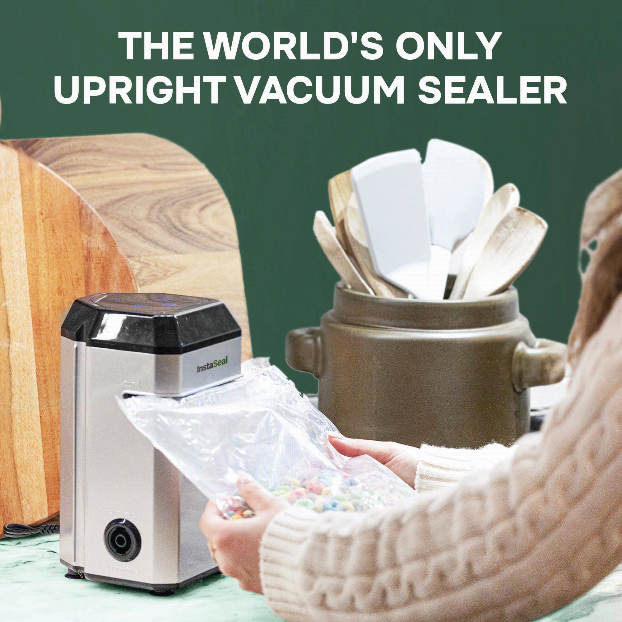 THE WORLD'S ONLY UPRIGHT VACUUM SEALER InstaSeal