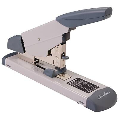 Alt View 1. Swingline - Heavy Duty Reduced-Effort Desktop Stapler, 160-Sheet Capacity - Gray/Silver.