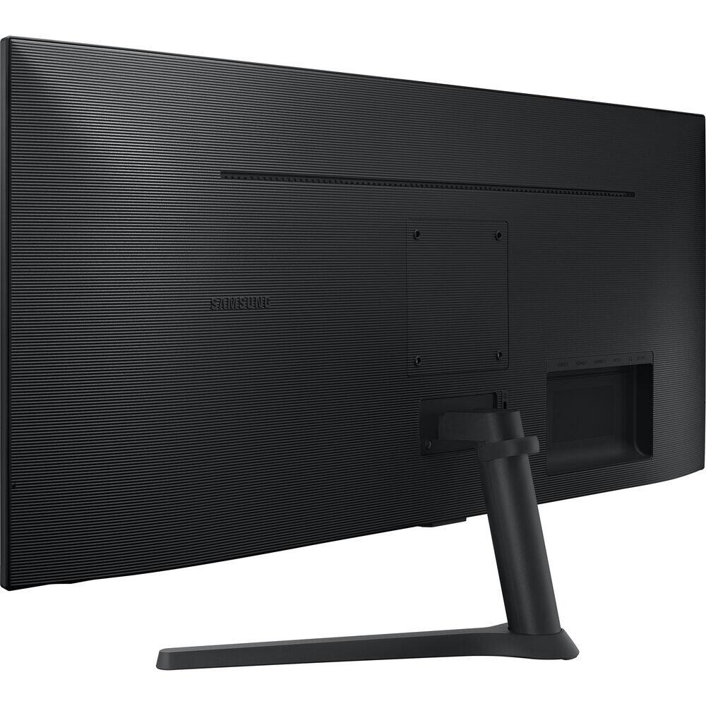 Alt View 5. Samsung - 34” ViewFinity S5 Ultrawide QHD 100Hz AMD FreeSync Monitor with HDR10 + 26 Month Extended Warranty Protection Bundle - Black.