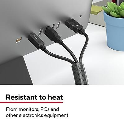 Resistant to heat  
From monitors, PCs and other electronics equipment