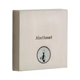 Kwikset - SmartKey Satin Nickel Steel Deadbolt