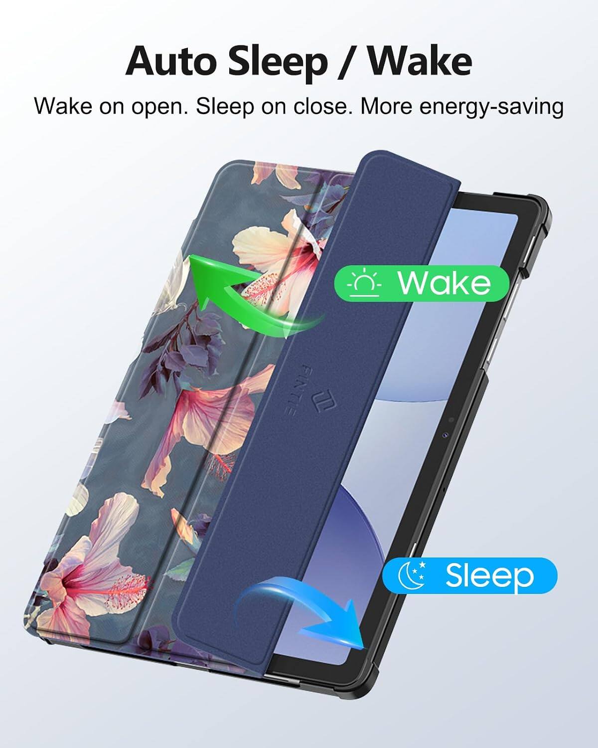 Auto Sleep / Wake  
Wake on open. Sleep on close. More energy-saving