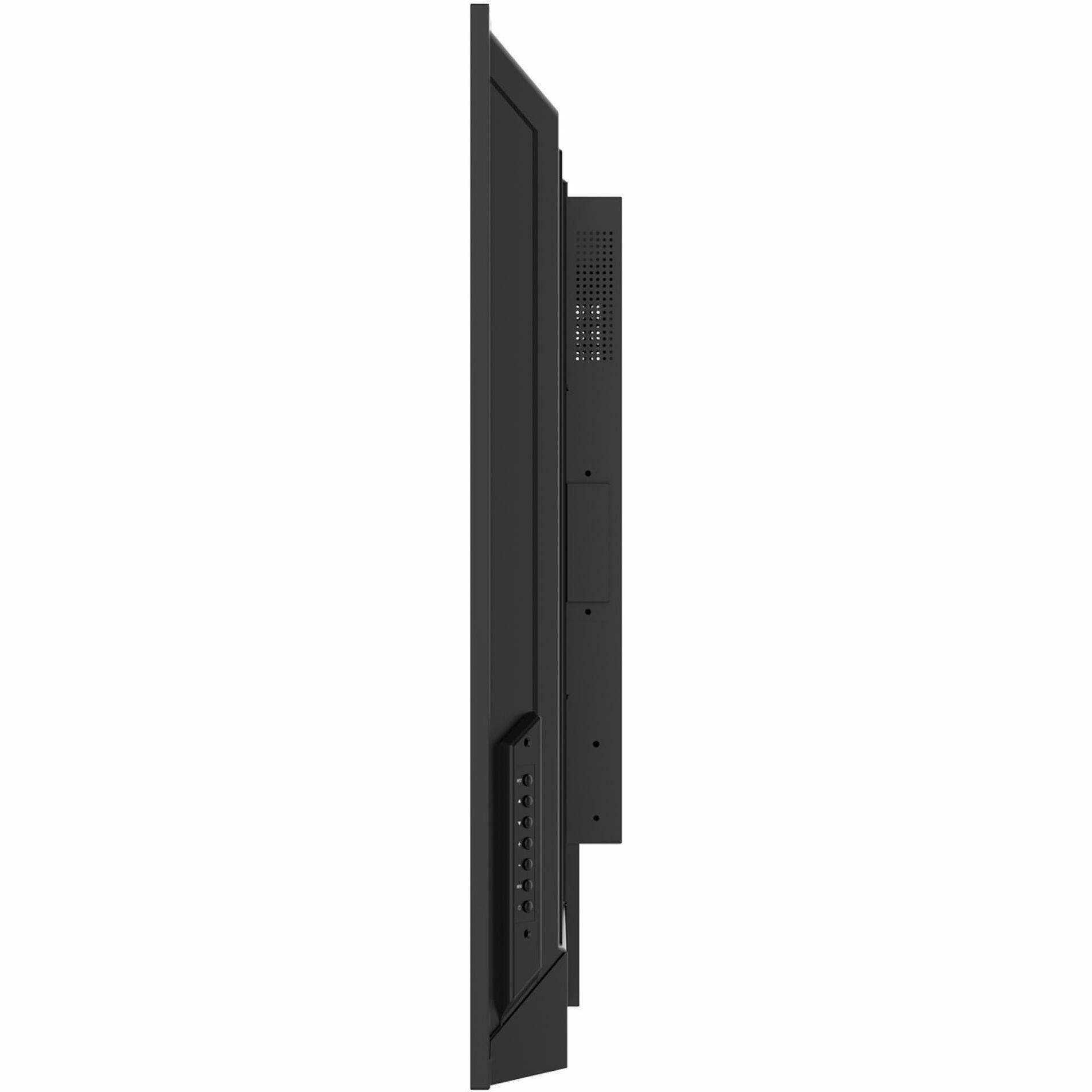 Left. ViewSonic - CDE43G3 43-inch 4K UHD Commercial Display - Black.