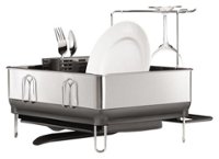 simplehuman Kitchen Dish Drying Rack With Swivel Spout  - Best Buy