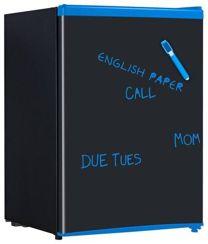 Front Standard. Equator - 2.8 Cu. Ft. Compact Refrigerator - Black/Blue.