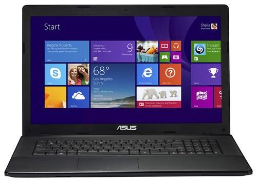 Front Standard. Asus - 17.3" Laptop - Intel Core i3 - 6GB Memory - 500GB Hard Drive - Black.
