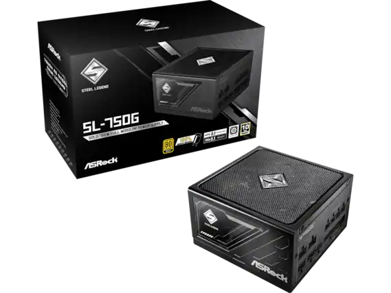 ASRock SL-750G
GOLD 750W FULL MODULAR POWER SUPPLY
STEEL LEGEND
ATX 3.1 COMPATIBLE
PCIe 5.0 READY
100%
80 PLUS GOLD
ASRock