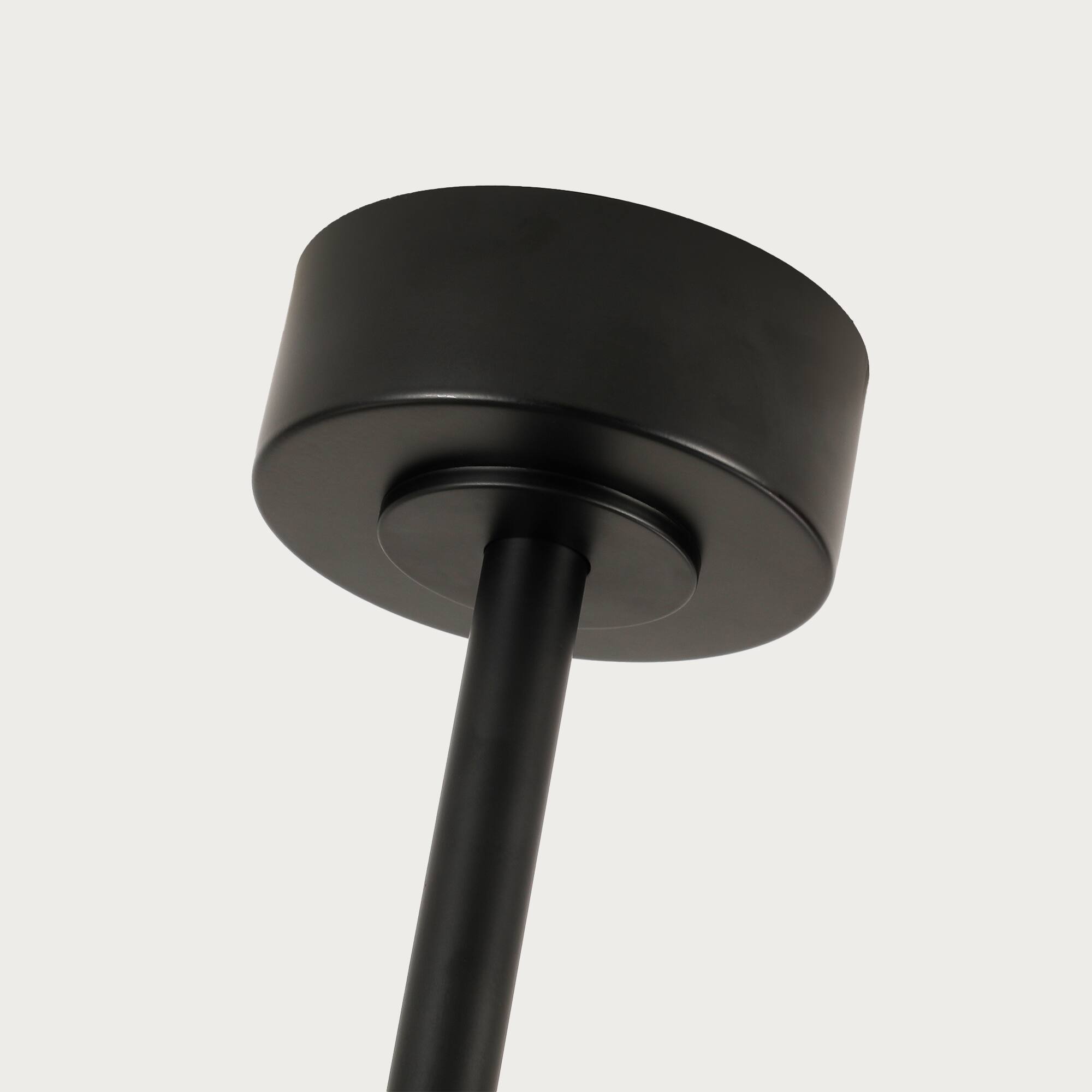 Alt View 9. Vaczon - 70" Modern LED Large Propeller Ceiling Fan with Light and Remote Control - Black.