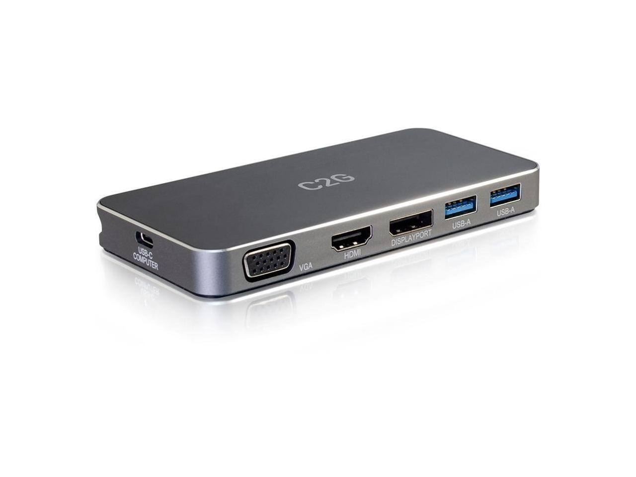 USB-C COMPUTER C2G HDMI VGA USB-A DISPLAYPORT USB-A