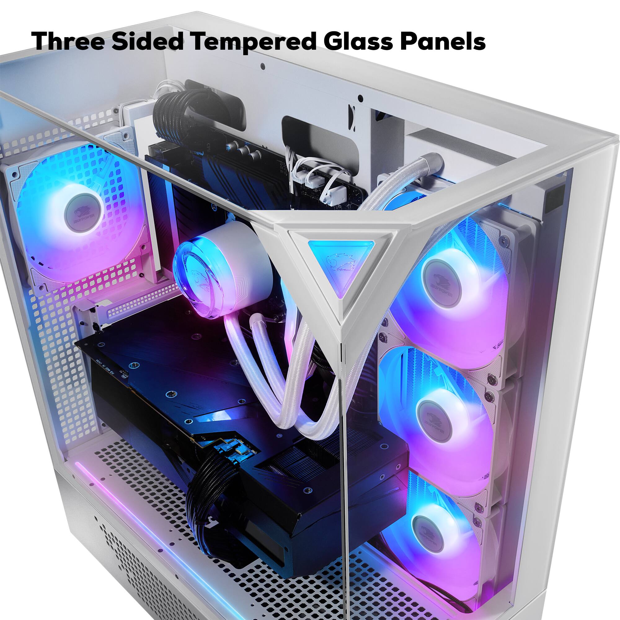Three Sided Tempered Glass Panels