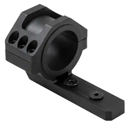 Front. NcSTAR - NcSTAR Vism Low Profile 30mm Ring Mount with 1" Insert, with KeyMod Mount, Black.