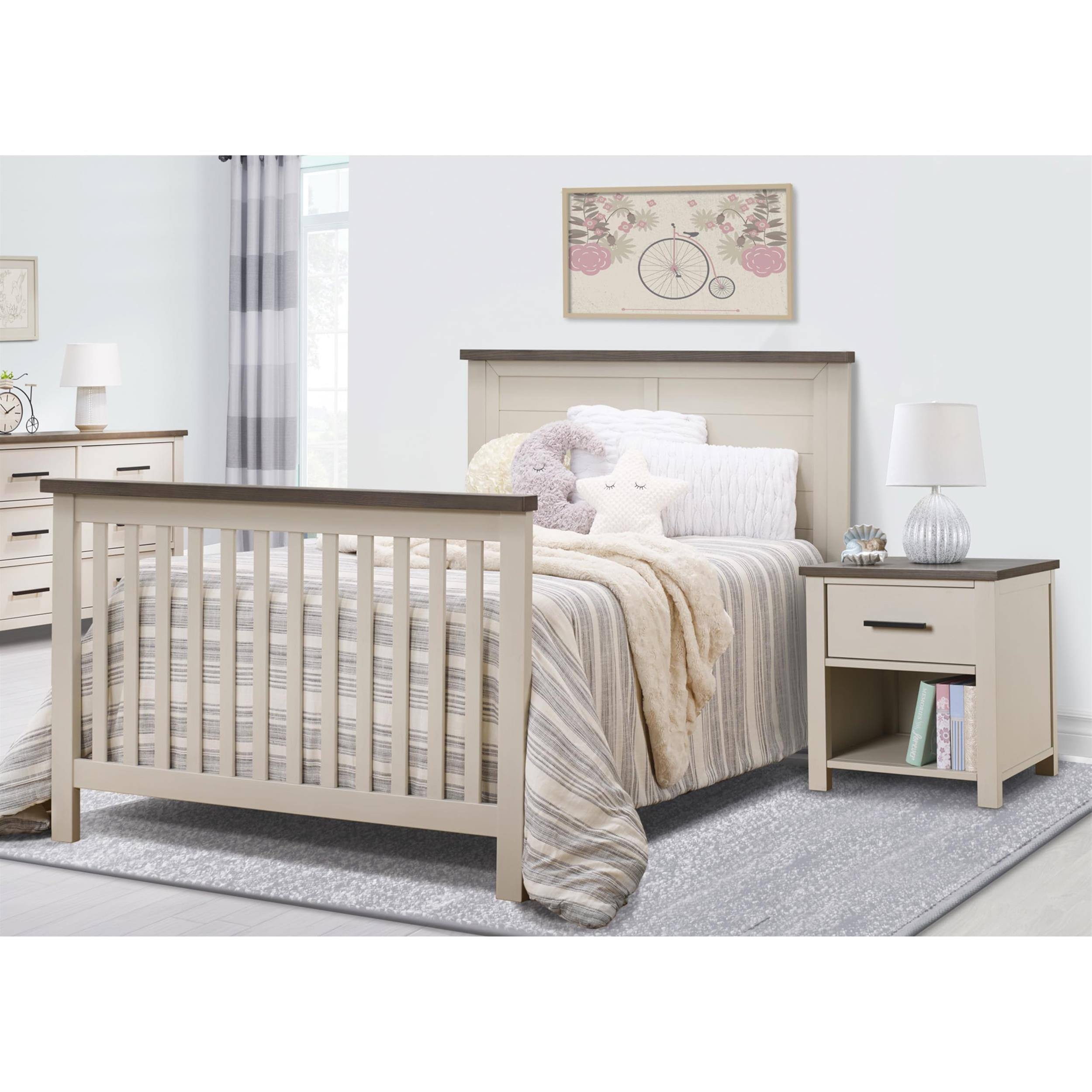 Alt View 3. Sorelle - Westley Nightstand in Chocolate Bisque - Multi-Color.