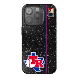 Keyscaper - MLB - Texas Rangers 1981 Logo iPhone Bling Case - 15 - Black