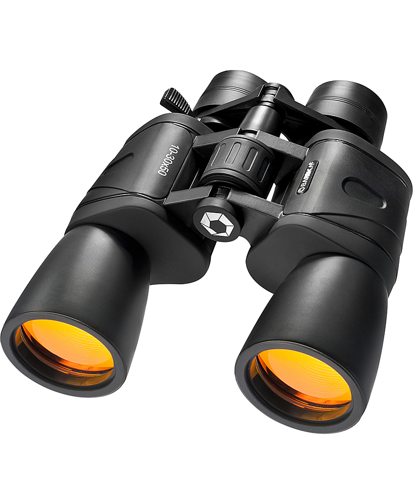 Angle View: BARSKA 10-30x 50mm Gladiator Zoom Binoculars - Black
