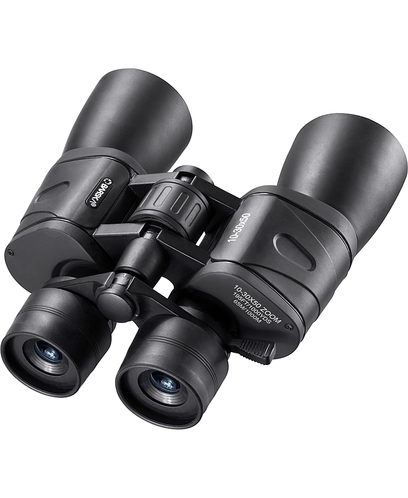 Left View: Celestron - UpClose G2 10-30 x 50 Zoom Binoculars - Black