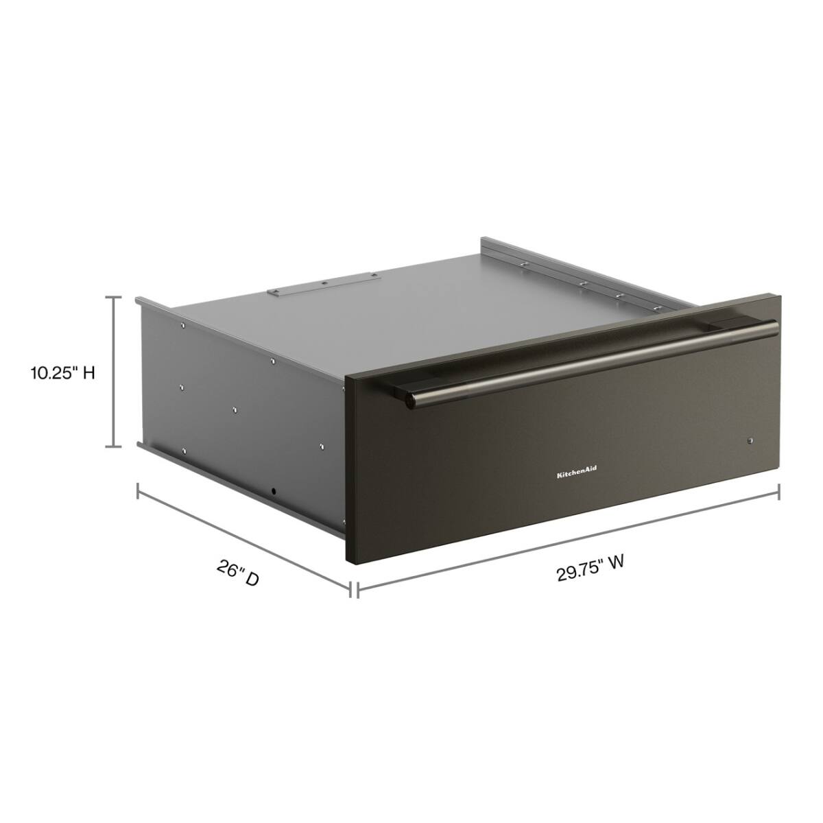 10.25" H x 26" D x 29.75" W