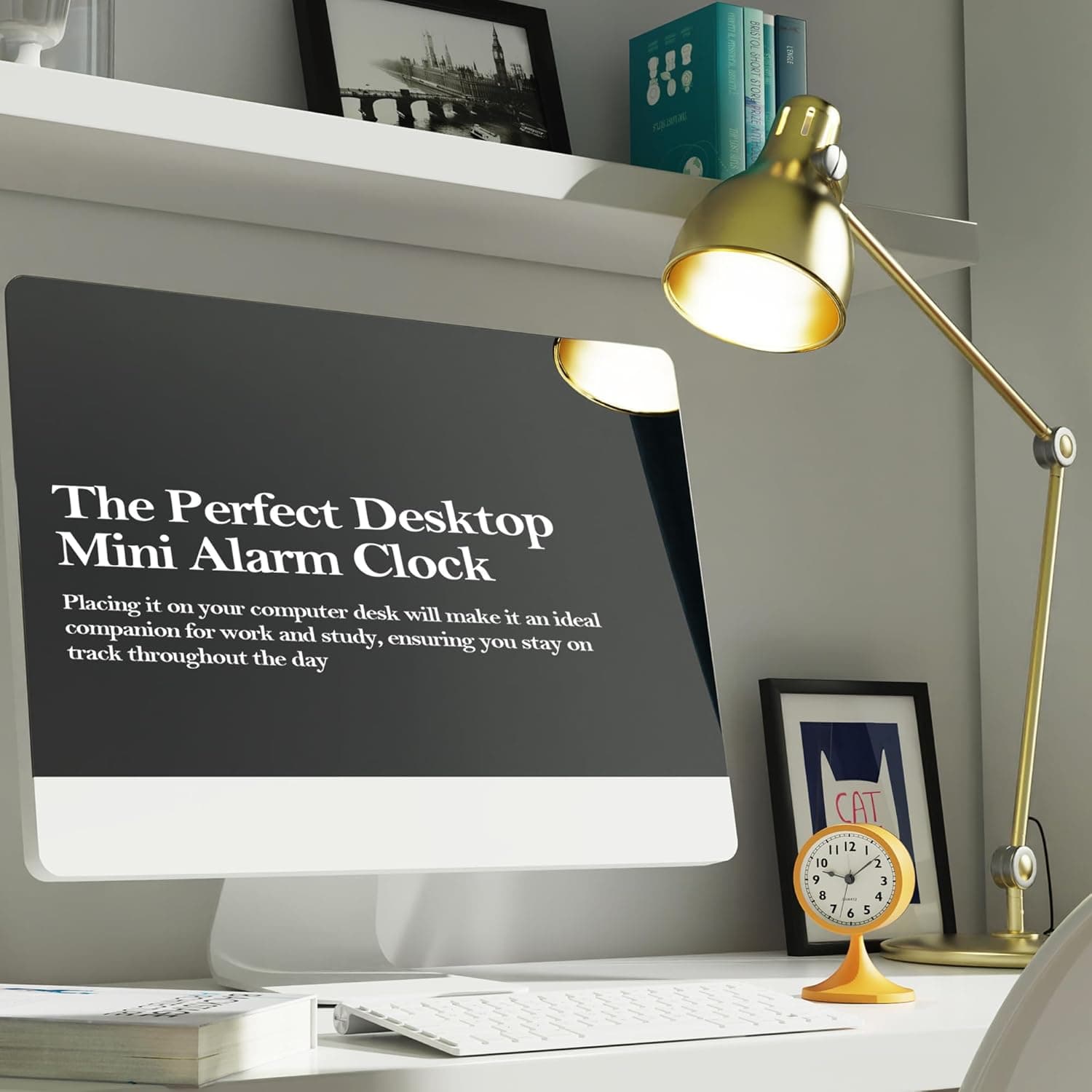 BRISTOLHORTATOR

The Perfect Desktop Mini Alarm Clock

Placing it on your desk computer will make it an ideal companion for work and study, ensuring you stay on track throughout the day

CAT 11 12 1 10 2 9 3 B 4 7 & 5