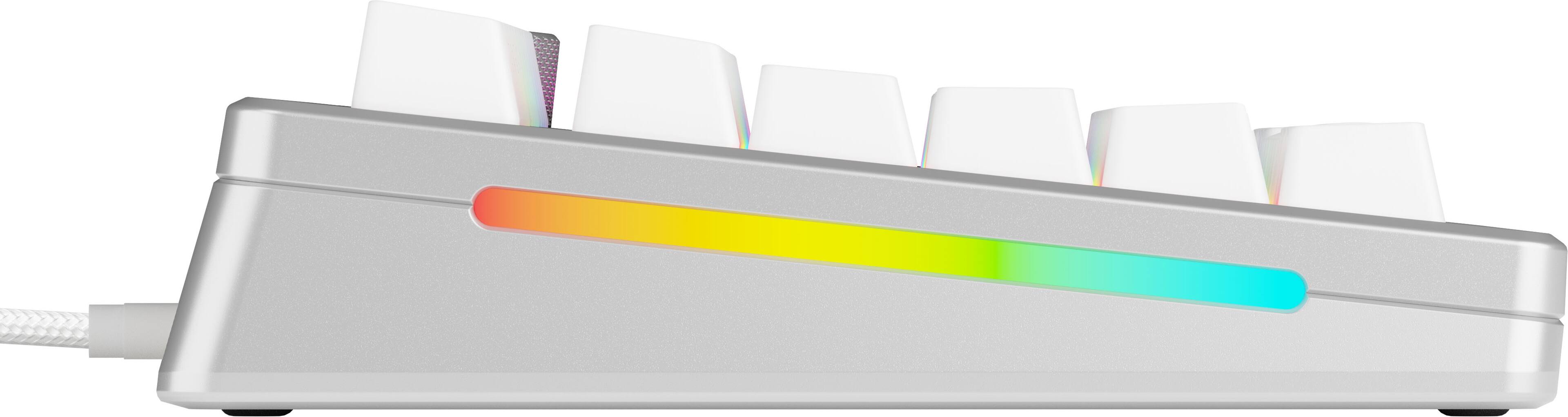 Alt View 1. Glorious - GMMK 3 PRO HE 75% Wired Hall-Effect Linear Switch Gaming Keyboard with Rapid Trigger and Adjustable Actuation - Silver.