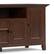 Alt View 7. Simpli Home - Amherst 72 inch Wide TV Media Stand - Russet Brown.