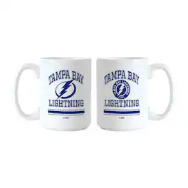 Logo Brands - Tampa Bay Lightning 15oz. Current & Throwback Mug Set - Multicolor