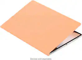 Samsung - Galaxy Tab S10 Ultra/S9 Ultra Smart Book Cover - Orange