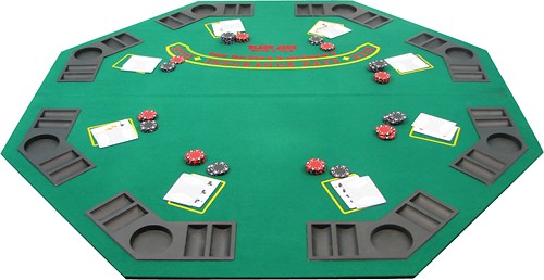 Photo 1 of 48" x 48" Folding Poker/Blackjack Tabletop