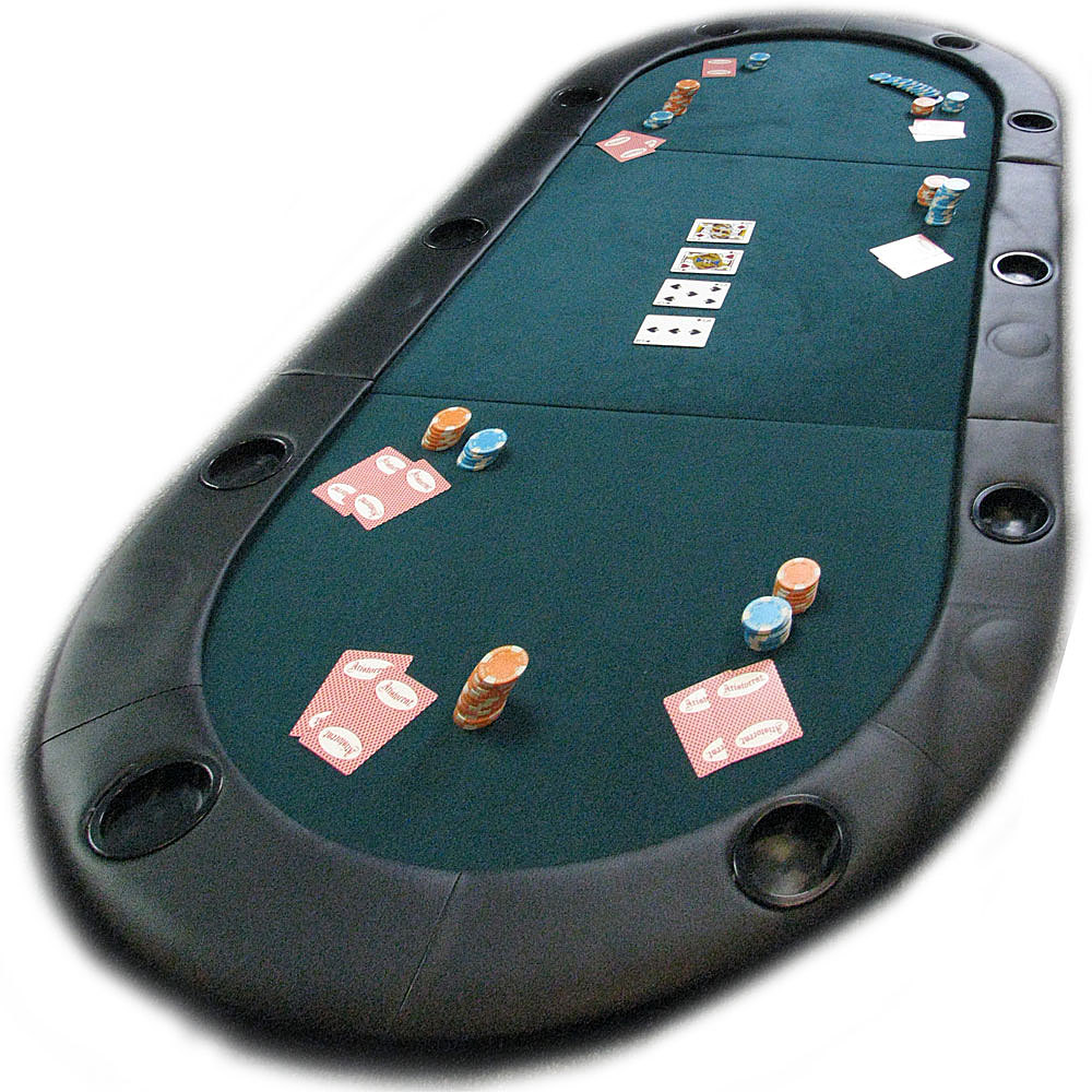 Trademark Poker Texas Poker Folding Tabletop with Cupholders 10-7936C - Best Buy