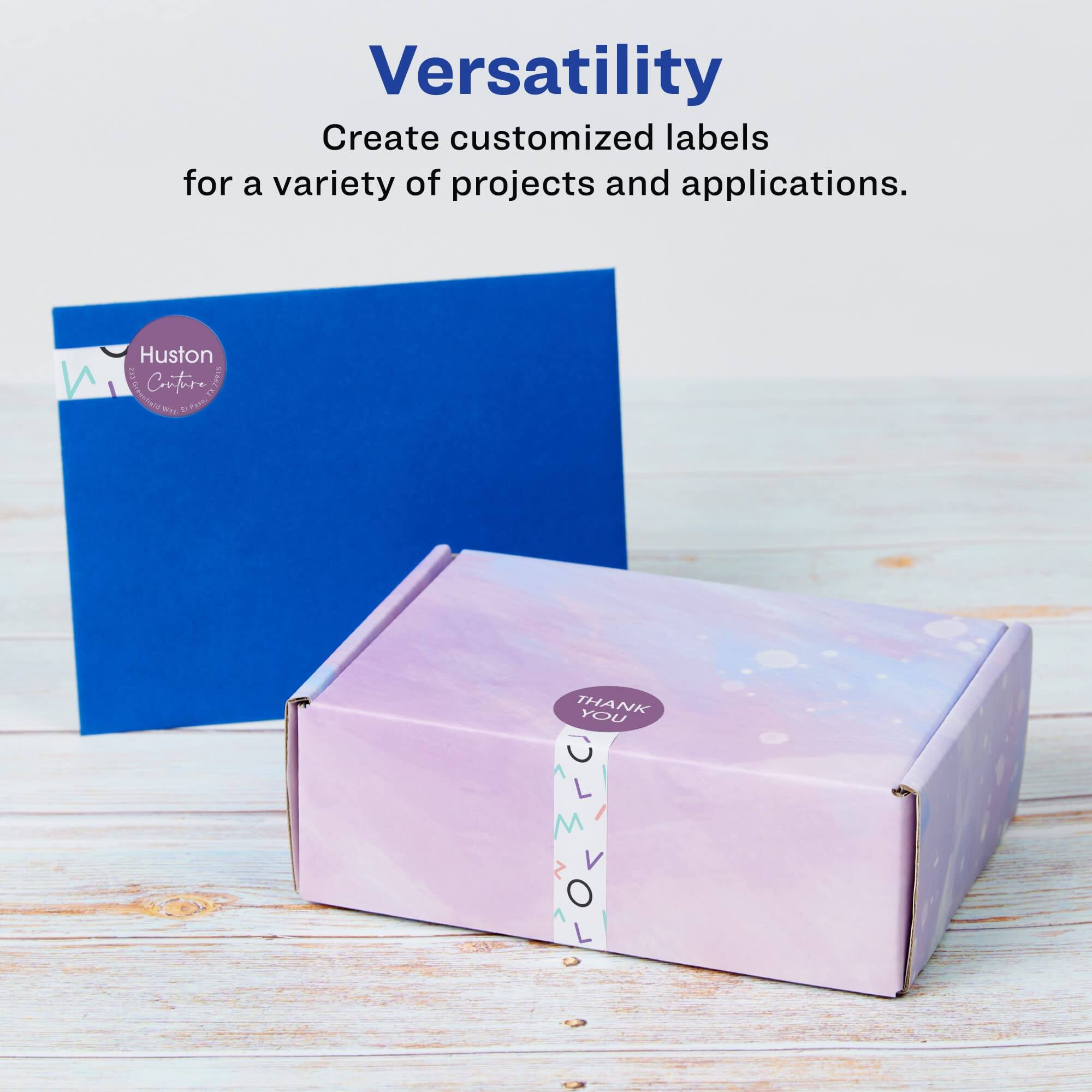 Versatility  
Create customized labels for a variety of projects and applications.  

Houston  

THANK YOU  

C L M N V O L