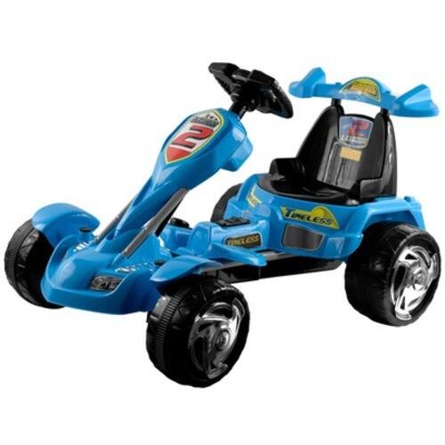 Front Standard. Lil Rider - Blue Ice Battery Operated Go Kart Riding Toy.