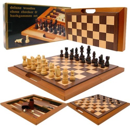 CHANEL Promotional Game Set - Chess, Checkers, Backgammon